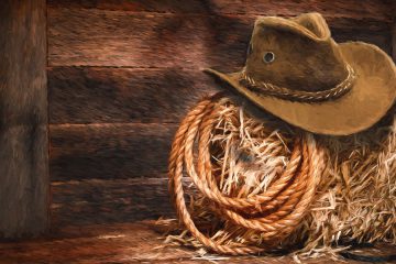 lasso cowboy cappello